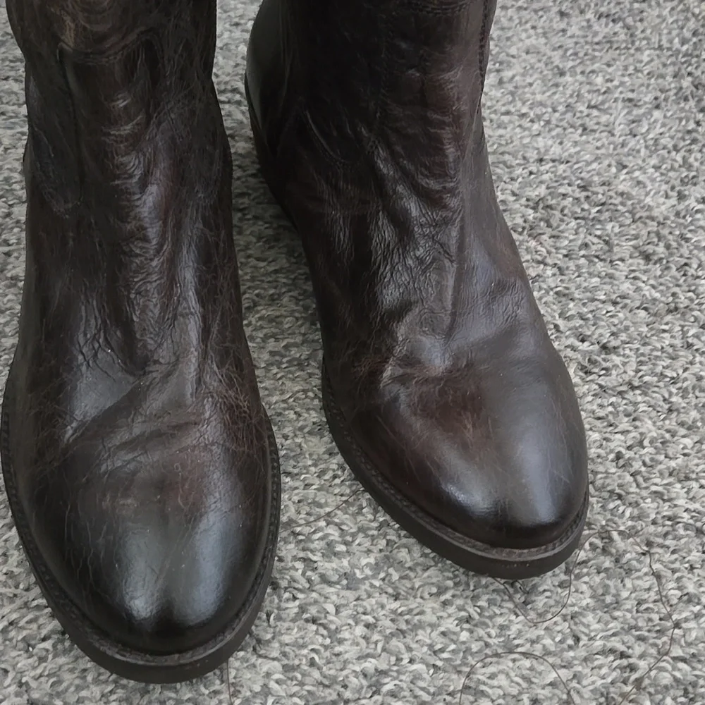 MIA Corey Dark Brown Equestrian Riding Boots Size 8.5
